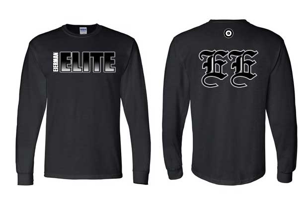 Gildan Custom EE 50/50 L/S T-shirt, color: Black